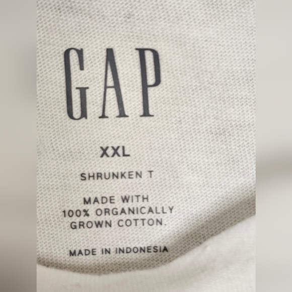 GAP Shrunken t made with 100% organically grown Cotton XXL Plus - Picture 4 of 4